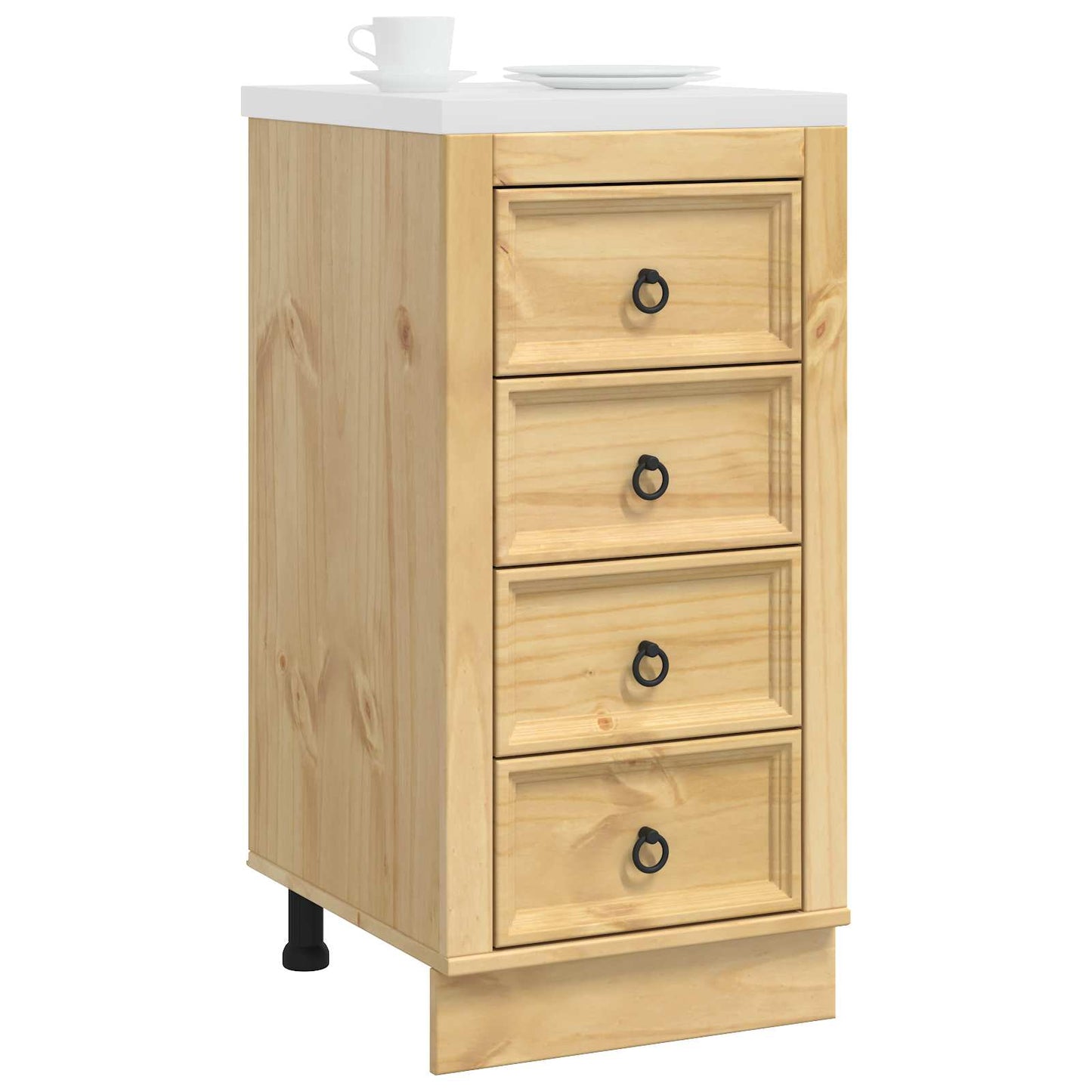 Cabinet SKI Honey Brown 40 x 46 x 81 cm Solid Pine Wood