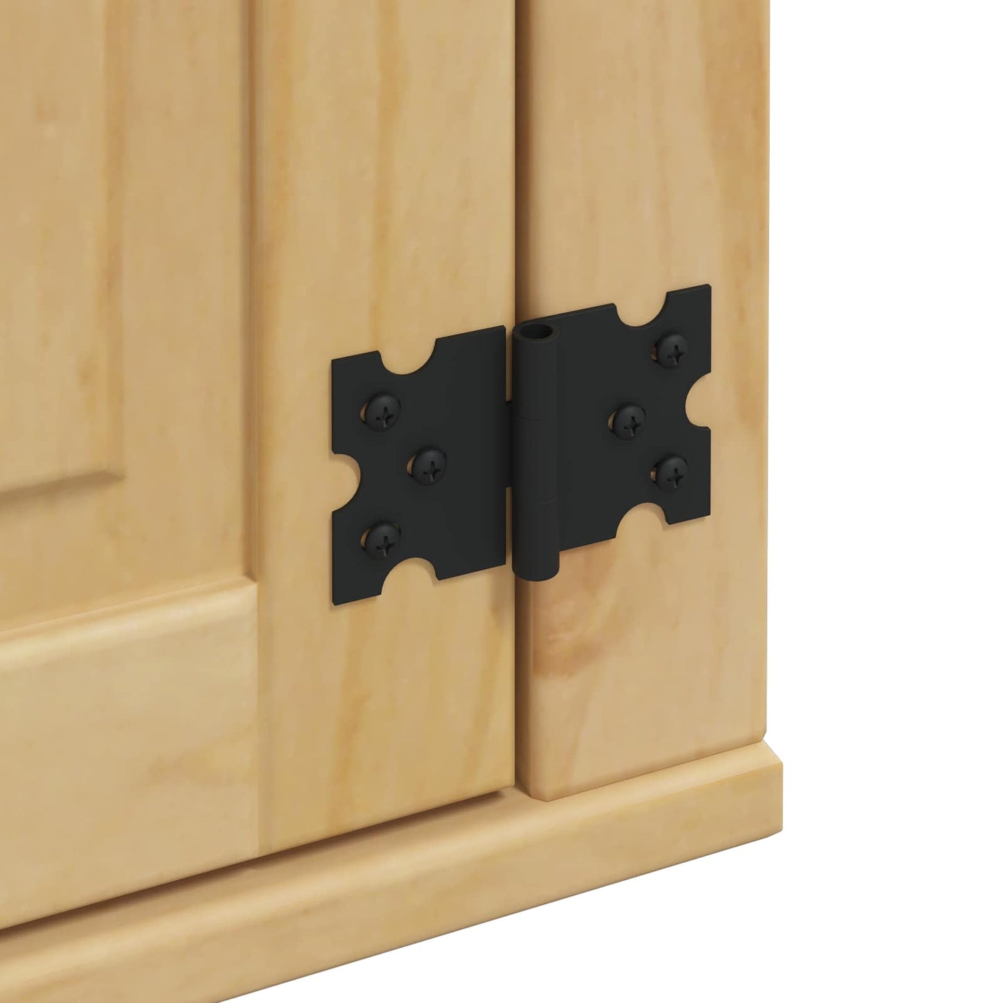Cabinet SKI Honey Brown 80 x 80 x 60 cm Solid Pine Wood