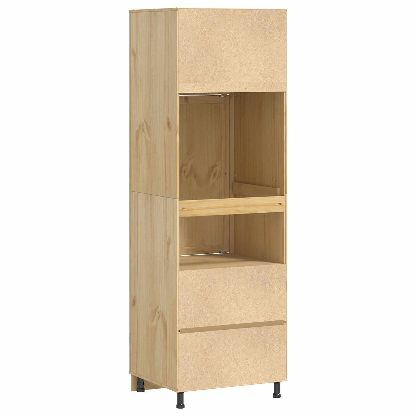 Cabinet SKI Honey Brown 66 x 58 x 207 cm Solid Pine Wood