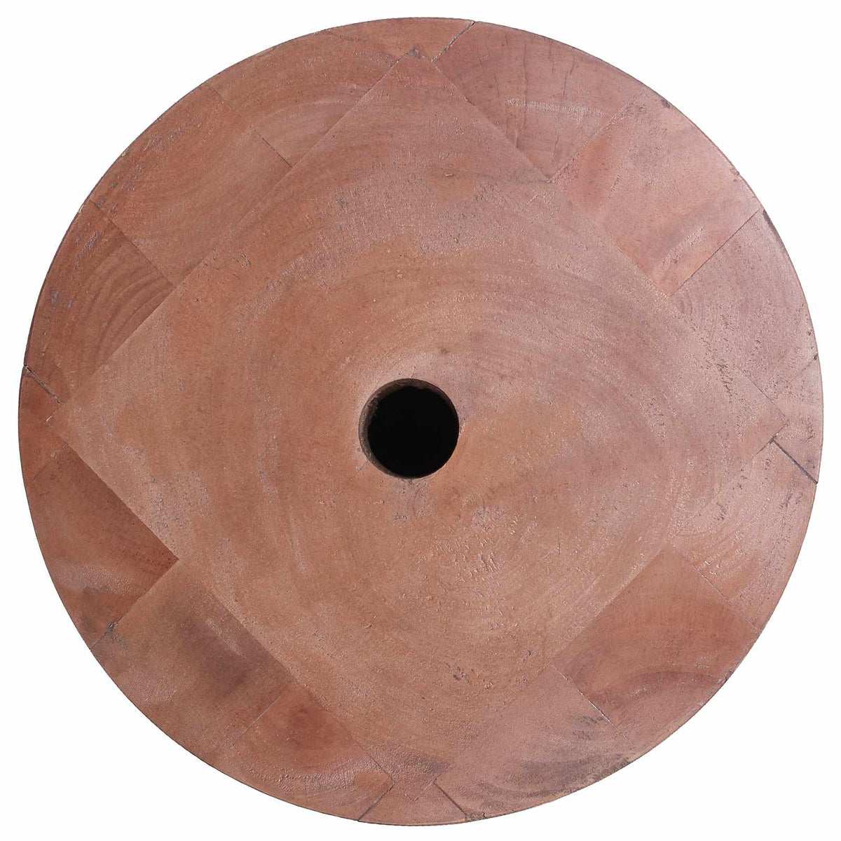 Parasol Base 28.05 kg Natural Solid Wood Cylindrical