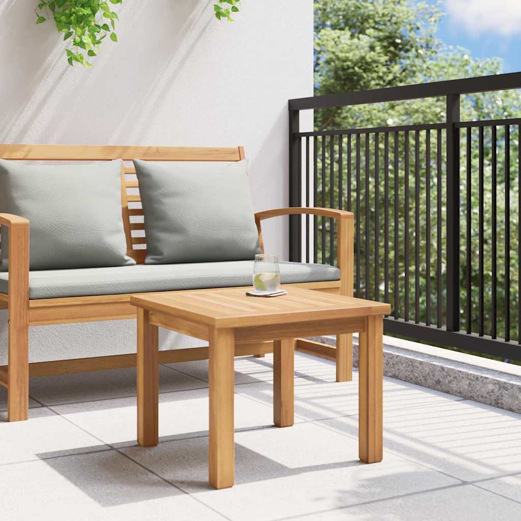 Coffee Table Brown 45 x 45 x 36 cm Solid Teak Wood