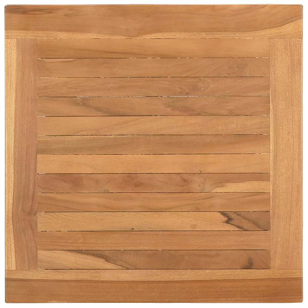 Coffee Table with Storage Brown 45 x 45 x 45 cm Solid Teak Wood