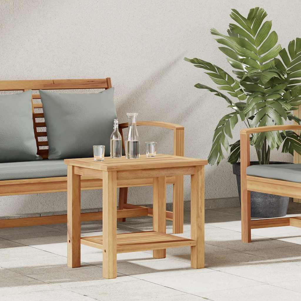 Coffee Table with Storage Brown 50 x 35 x 45 cm Solid Teak Wood