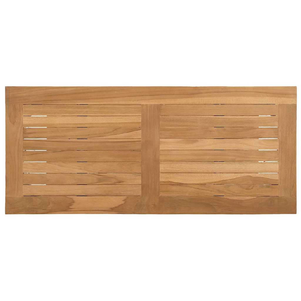 Console Table Brown 80 x 35 x 75 cm Solid Teak Wood