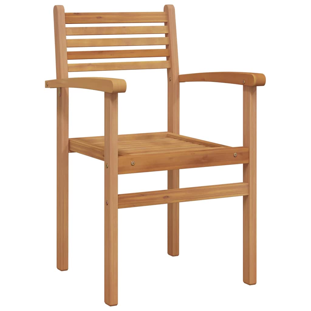 Chair 2 pcs Brown 56 x 55 x 90.5 cm Solid Teak Wood