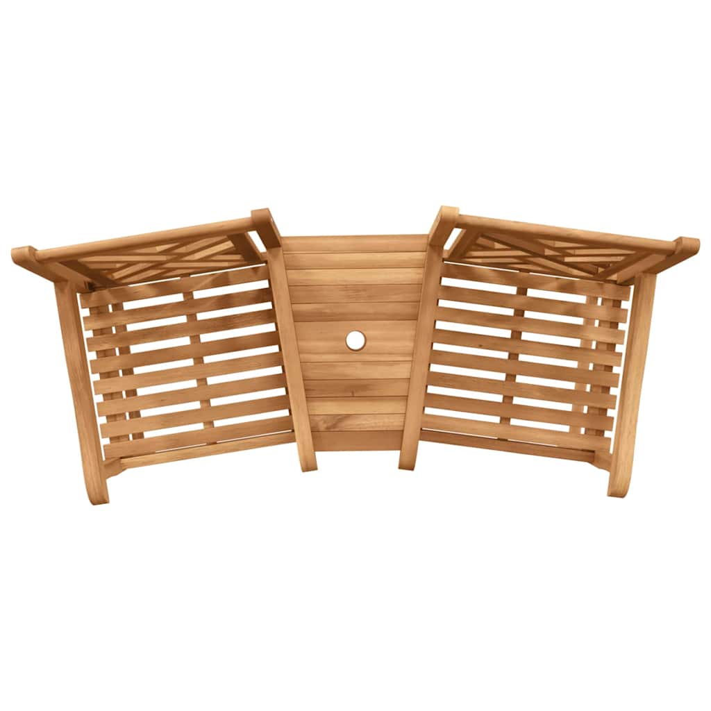 Garden Outdoor Chairs 152 x 63 x 89 cm Solid Teak Wood