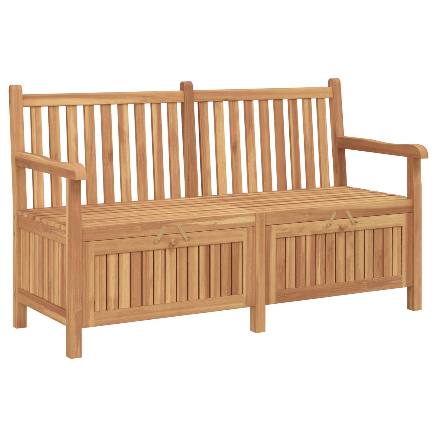Garden Bench with Storage 150 x 60 x 90 cm Solid Teak Wood