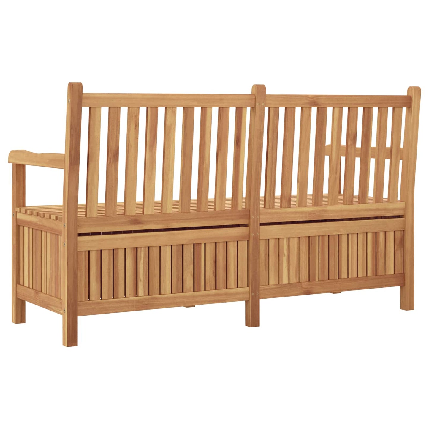 Garden Bench with Storage 150 x 60 x 90 cm Solid Teak Wood
