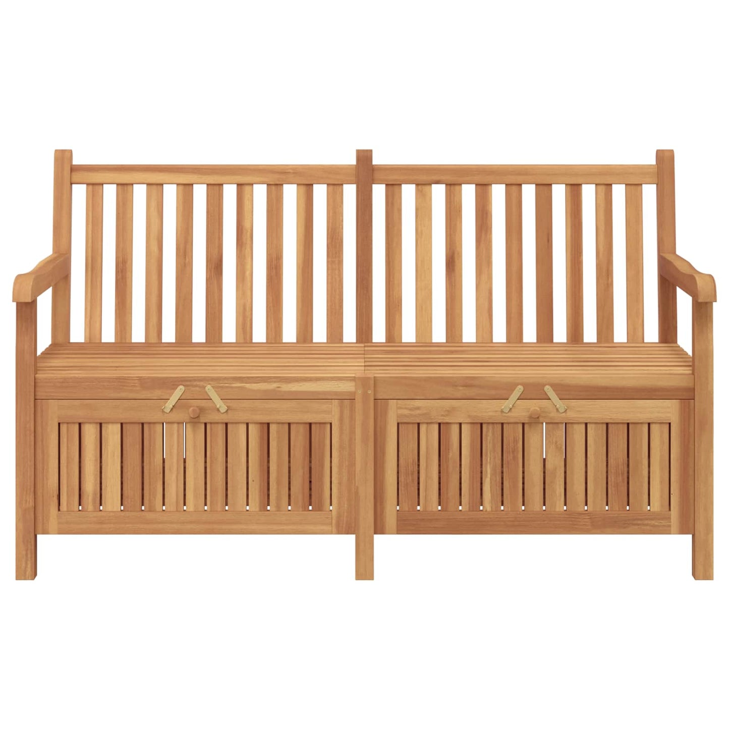 Garden Bench with Storage 150 x 60 x 90 cm Solid Teak Wood