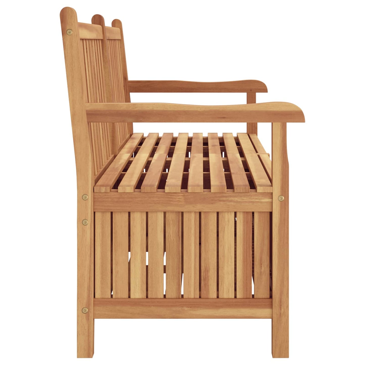 Garden Bench with Storage 150 x 60 x 90 cm Solid Teak Wood