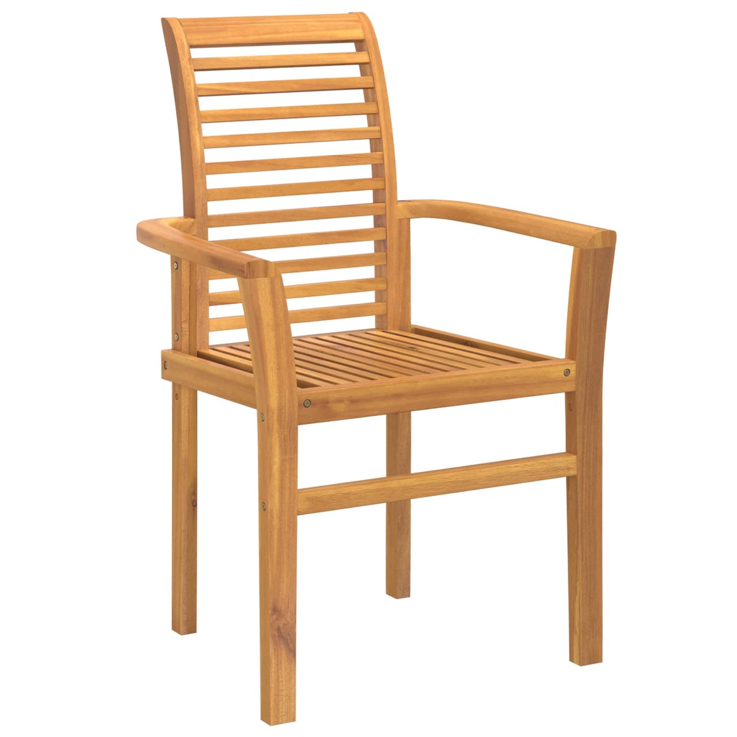 Dining Chair 2 pcs Brown 62 x 55 x 94 cm Solid Teak Wood