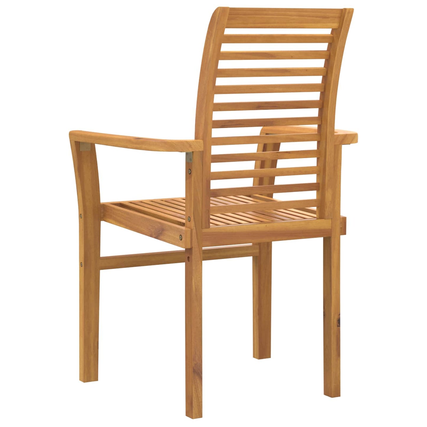 Dining Chair 2 pcs Brown 62 x 55 x 94 cm Solid Teak Wood