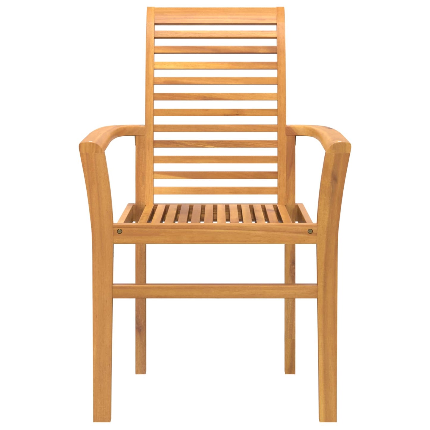 Dining Chair 2 pcs Brown 62 x 55 x 94 cm Solid Teak Wood