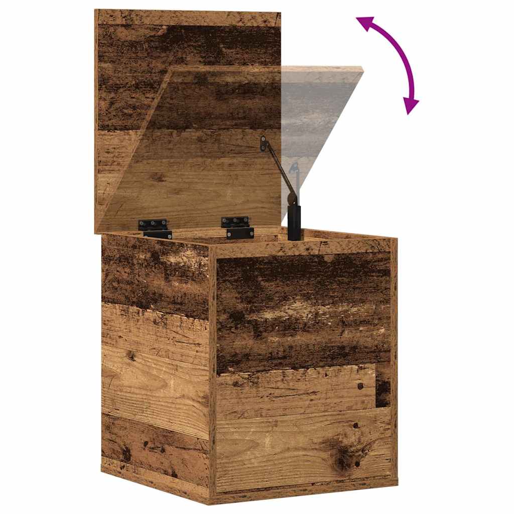 Storage Box Old Wood 40 x 42 x 46 cm Engineered Wood