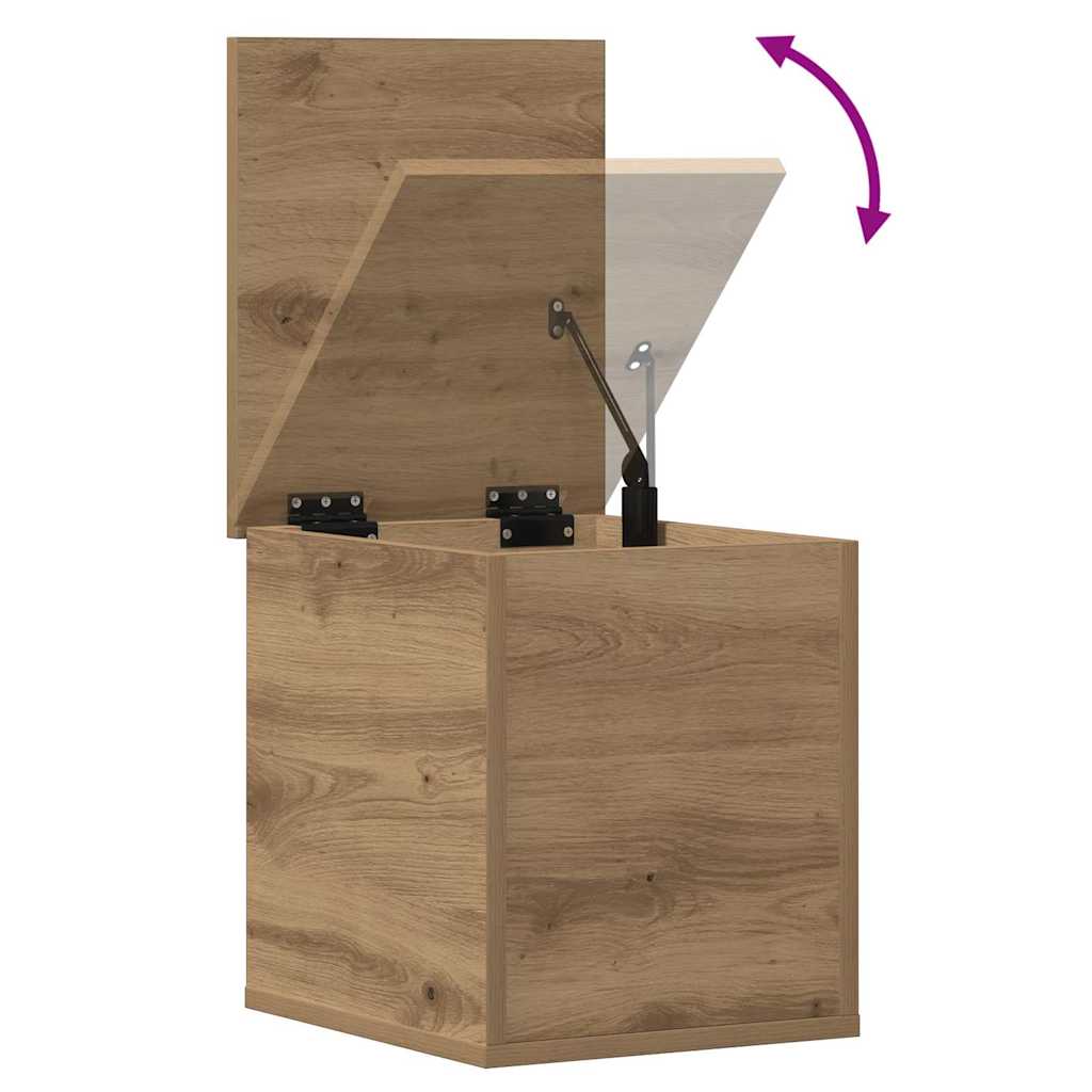 Storage Box Artisan Oak 30 x 35 x 35 cm Engineered Wood
