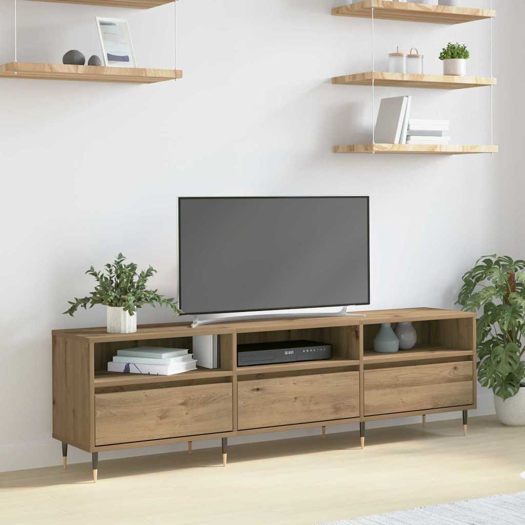 TV Cabinet 150 x 30 x 45 cm Artisan Oak Engineered Wood
