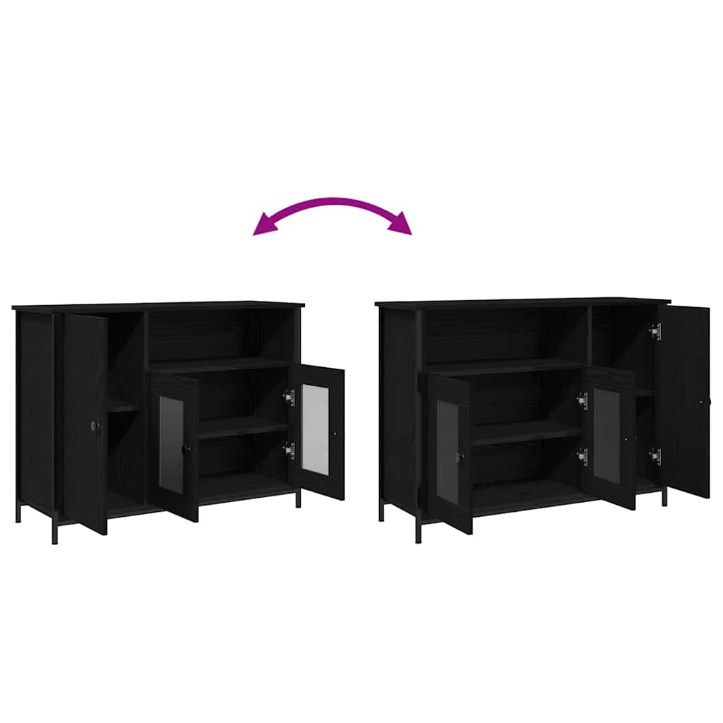Sideboard Black Oak 100 x 35 x 75 cm