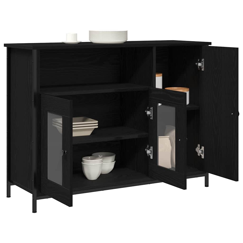 Sideboard Black Oak 100 x 35 x 75 cm