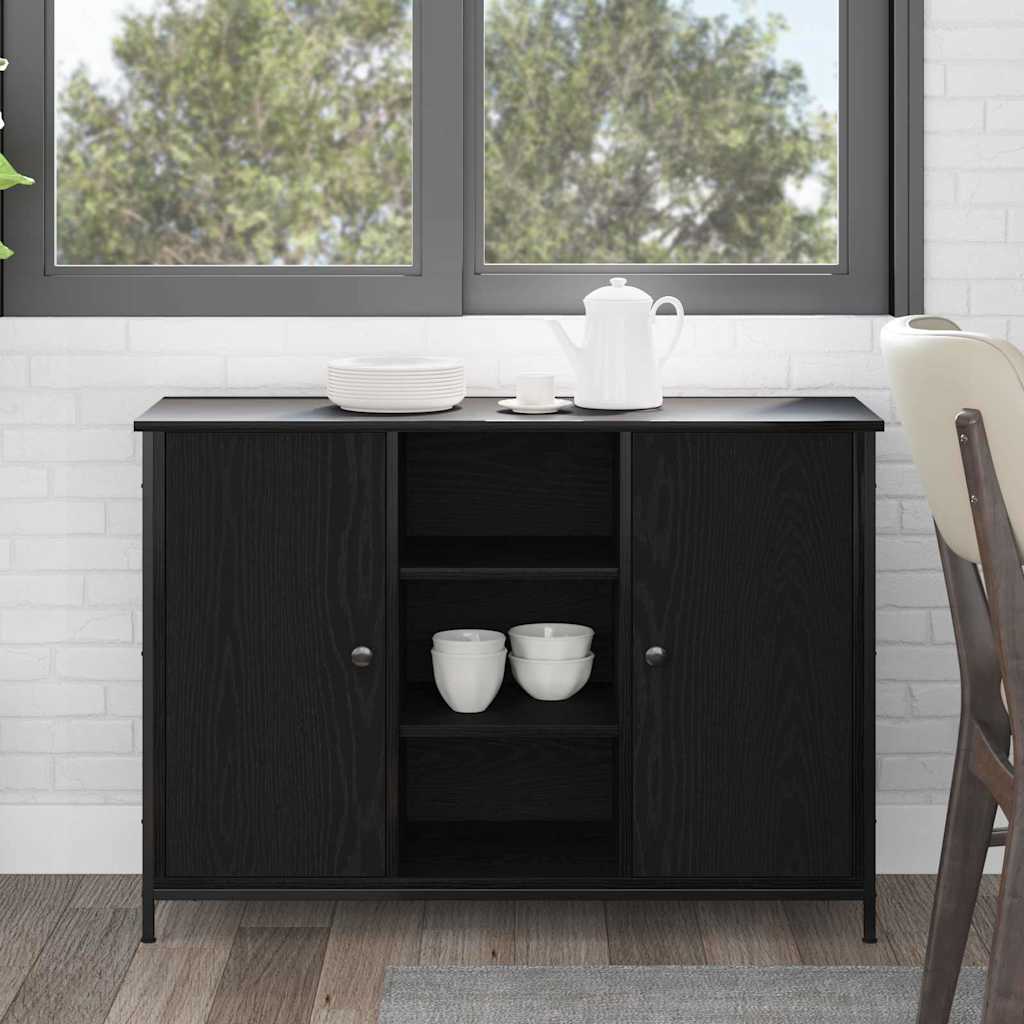 Sideboard Black Oak 100 x 35 x 70 cm