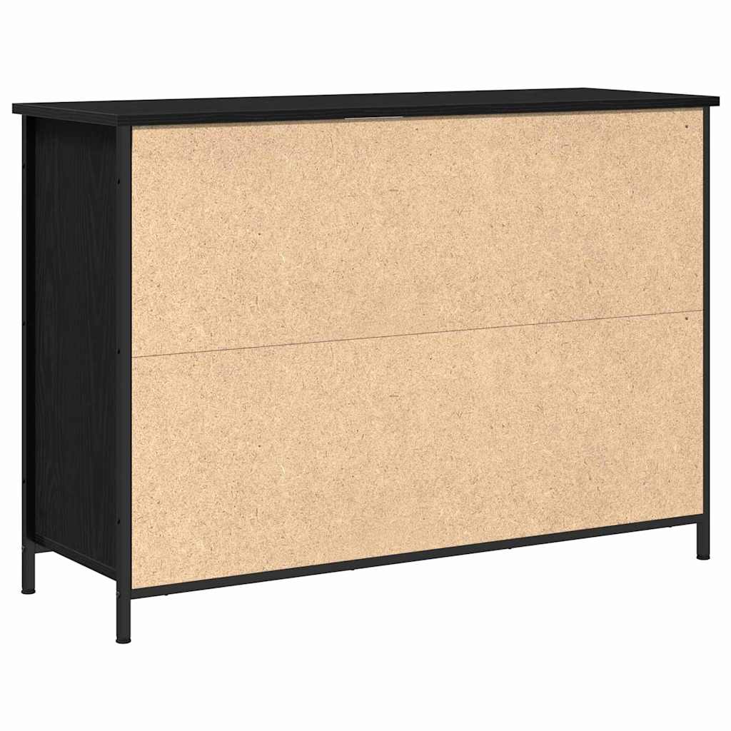 Sideboard Black Oak 100 x 35 x 70 cm