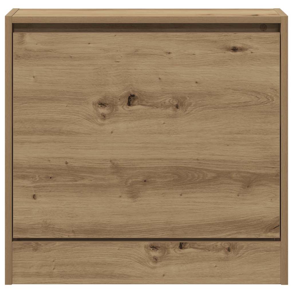 Shoe Cabinet 60 x 21 x 57 cm Engineered Wood Artisan Oak