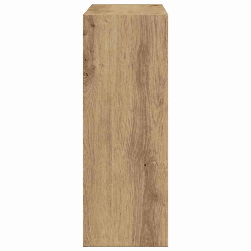 Shoe Cabinet 60 x 21 x 57 cm Engineered Wood Artisan Oak
