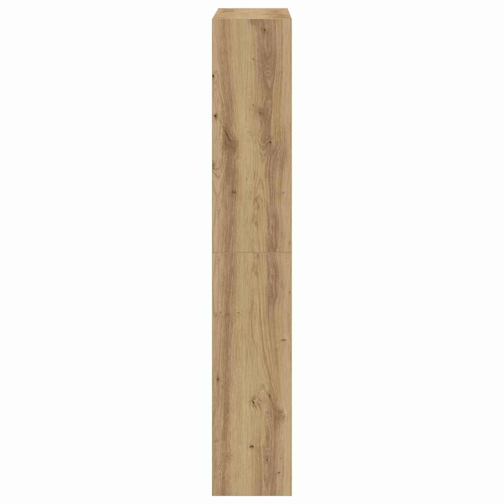 Shoe Cabinet 80 x 21 x 125.5 cm Engineered Wood Artisan Oak