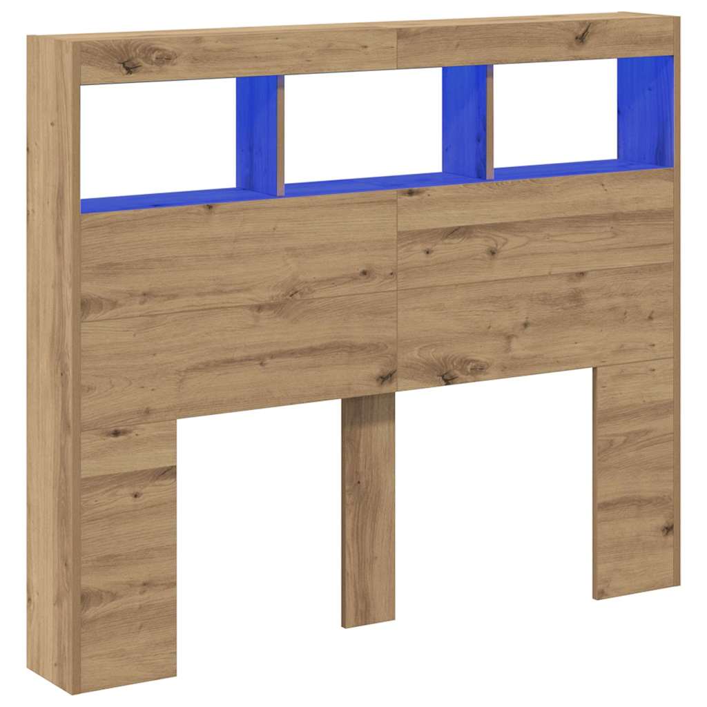 Headboard Artisan Oak 120 x 17 x 102 cm Engineered Wood