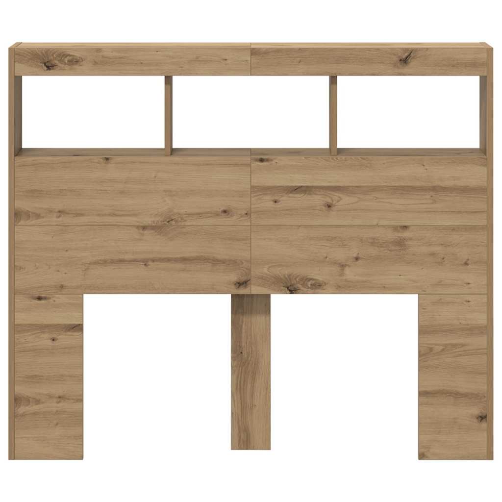 Headboard Artisan Oak 120 x 17 x 102 cm Engineered Wood