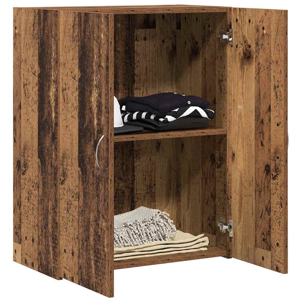 Office Cabinet Black Oak 70 x 32 x 77.5 cm Engineered Wood