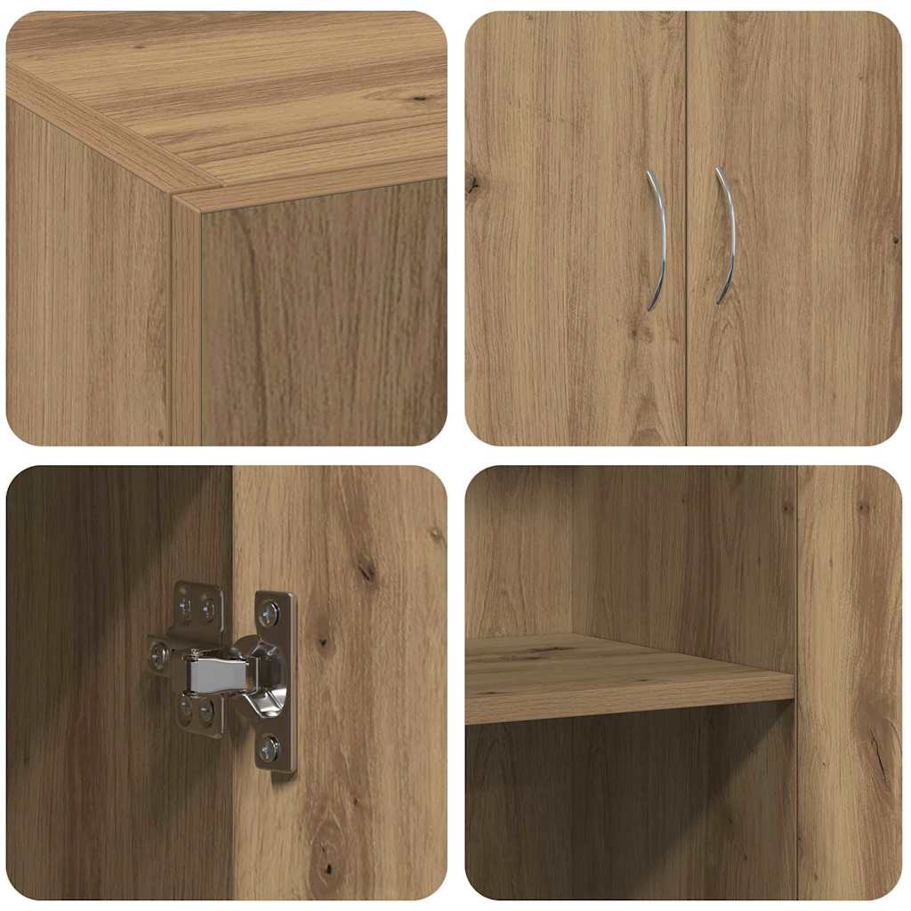 Office Cabinet Old Wood 70 x 32 x 77.5 cm Engineered Wood