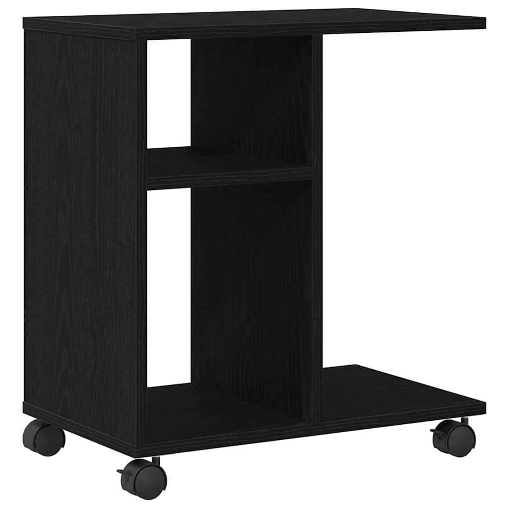 Side Table Black oak 50 x 30 x 55 cm Engineered Wood