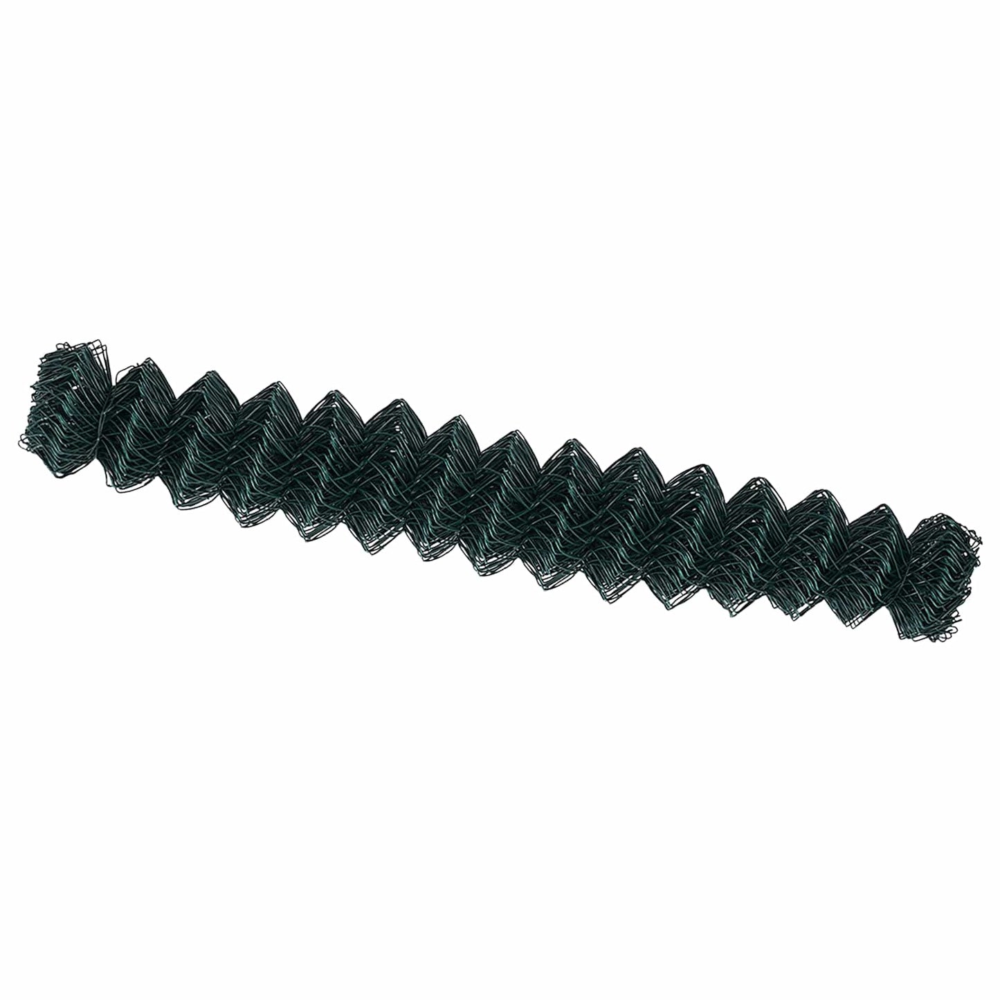 Chain Link Fence 10 x 1.6 m Steel Green
