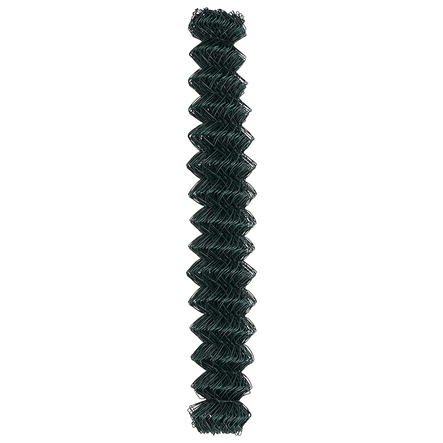 Chain Link Fence 10 x 1.6 m Steel Green