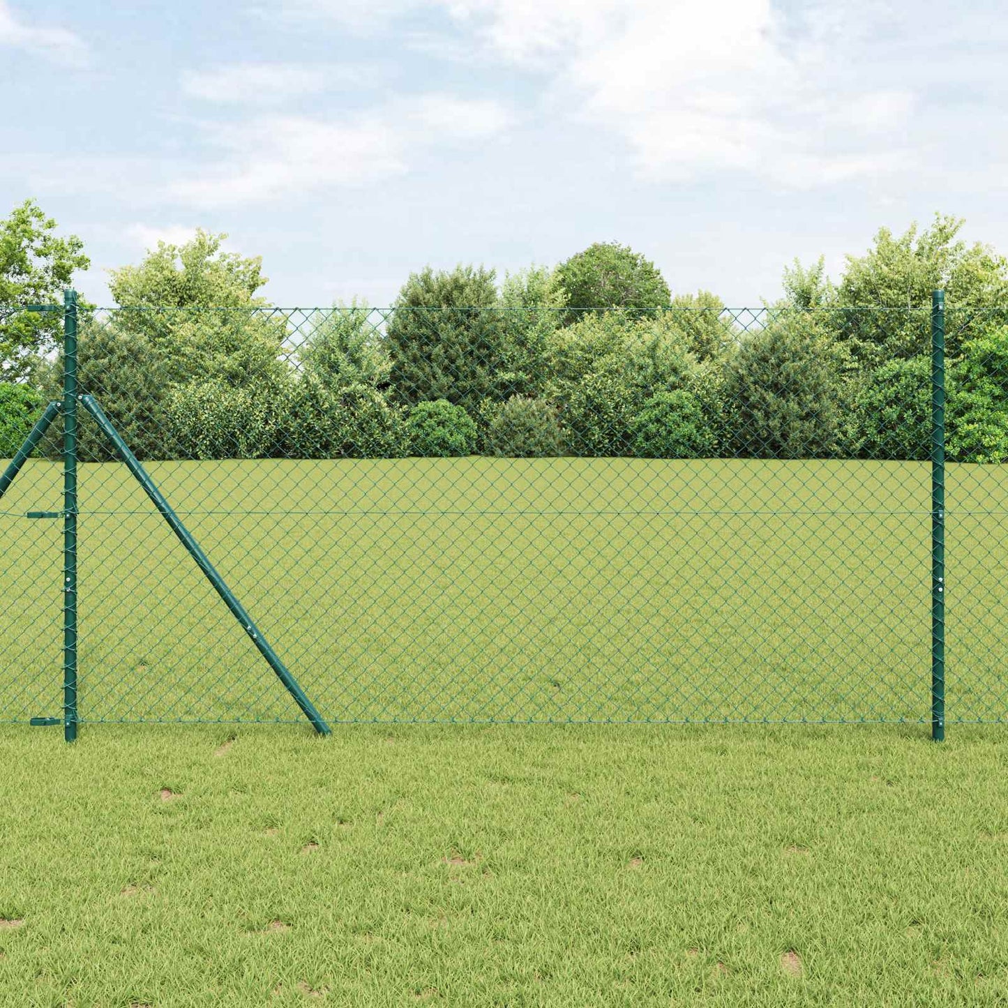 Chain Link Fence Green