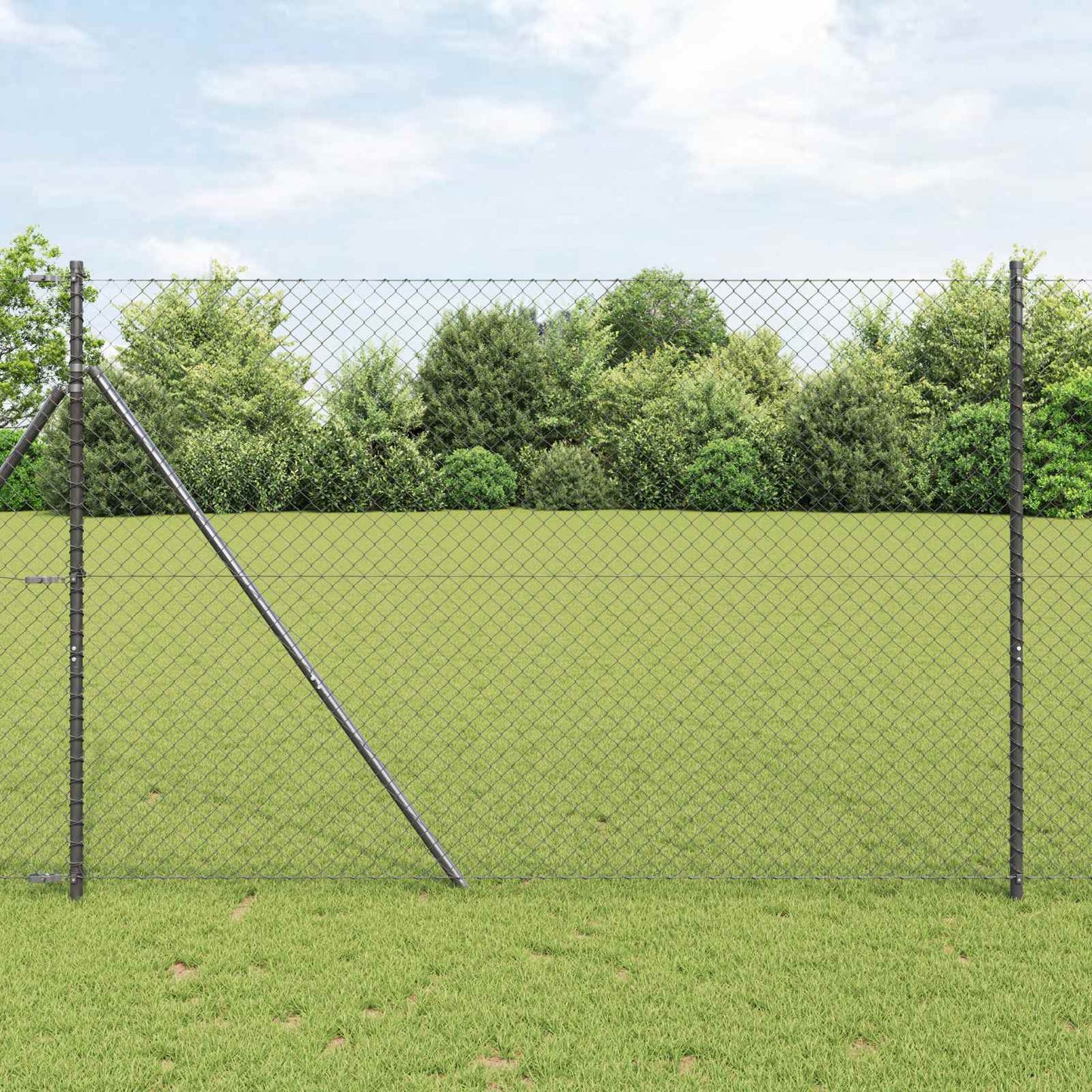Chain Link Fence Grey