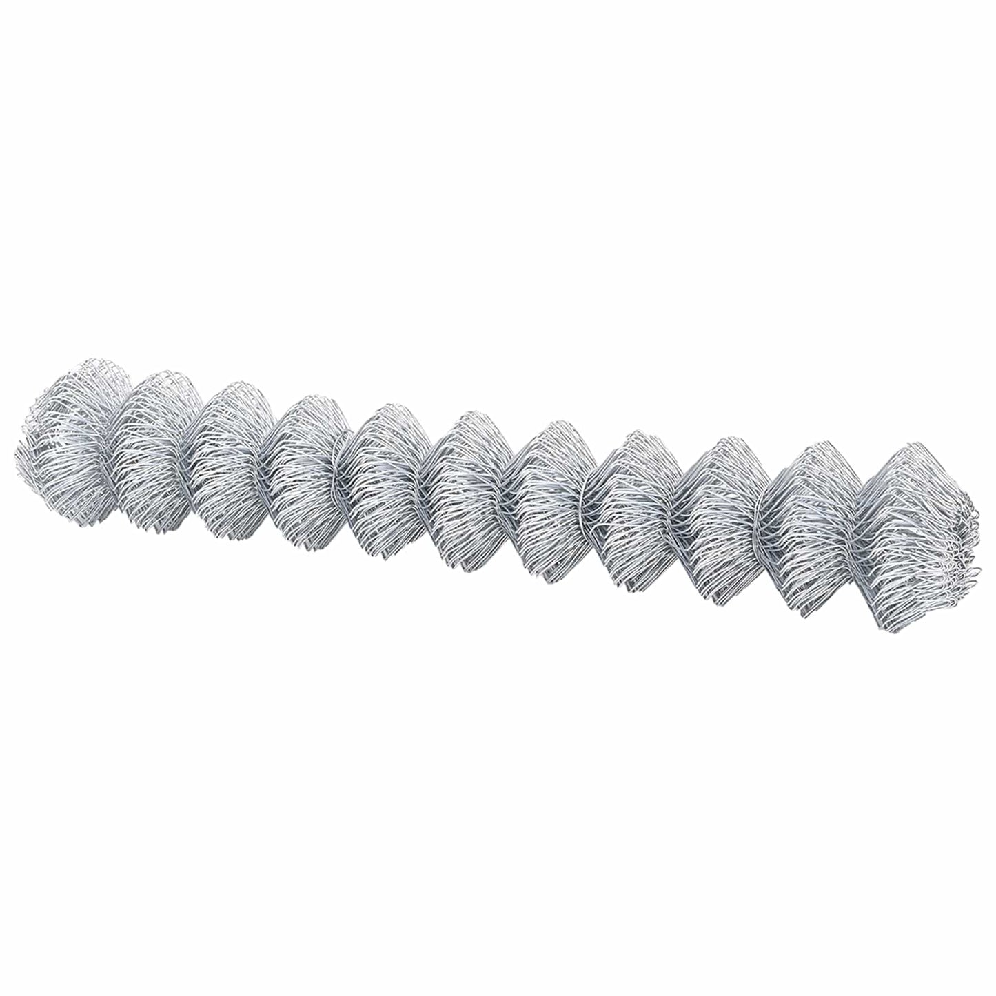 Chain Link Fence Silver