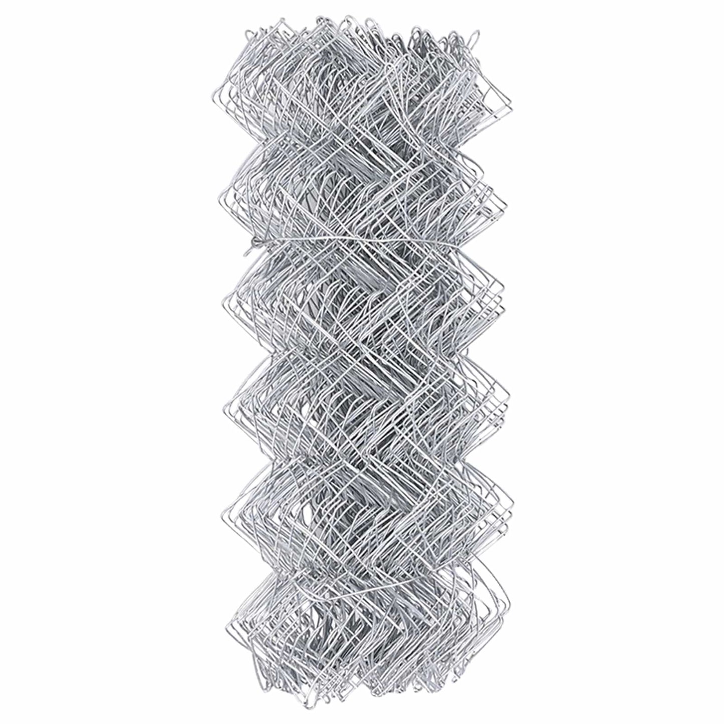 Chain Link Fence Silver