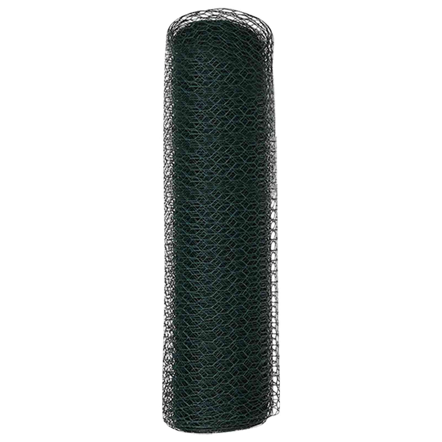 Hexagon Fence Green 0.8 x 10 m PVC