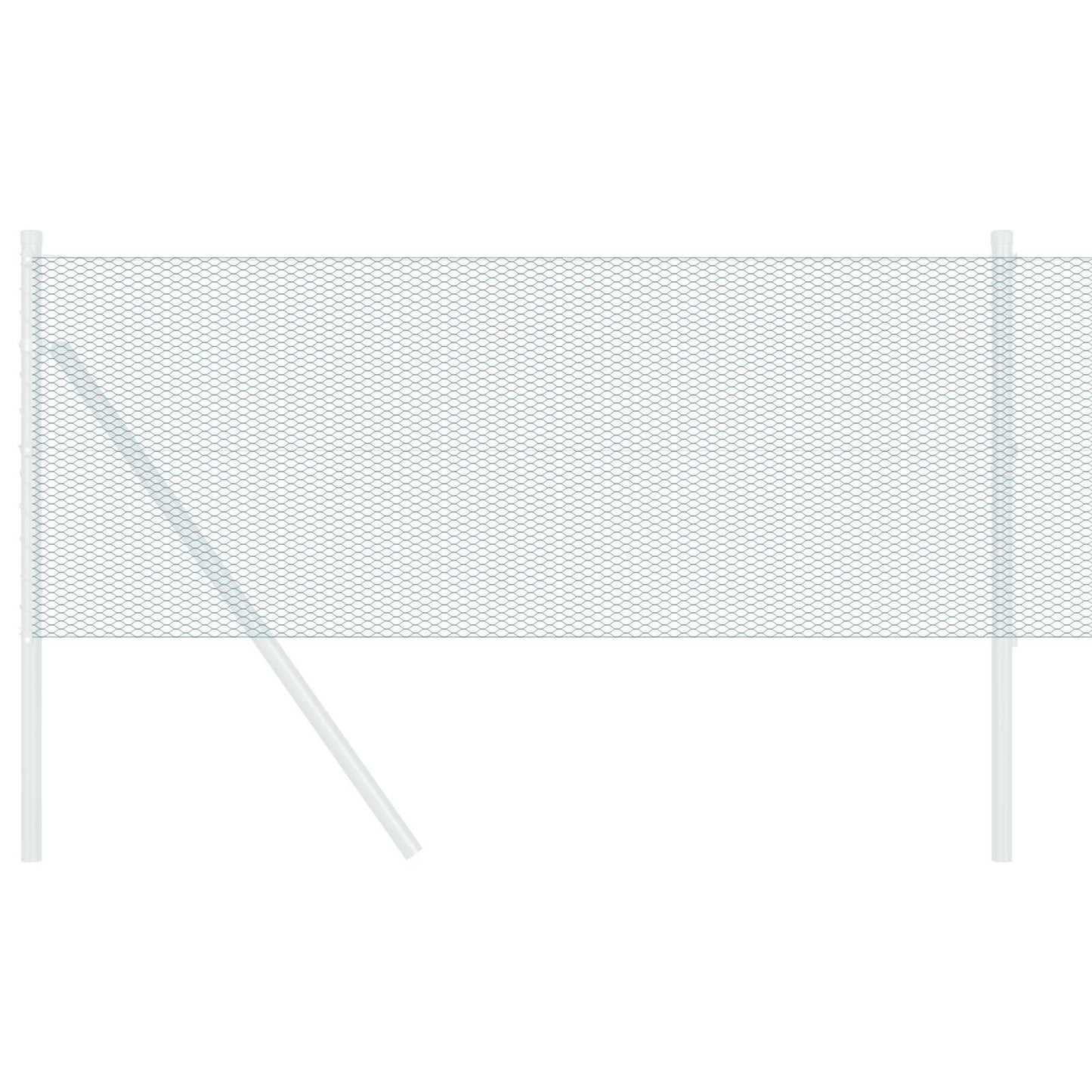Hexagon Fence Green 0.8 x 10 m PVC