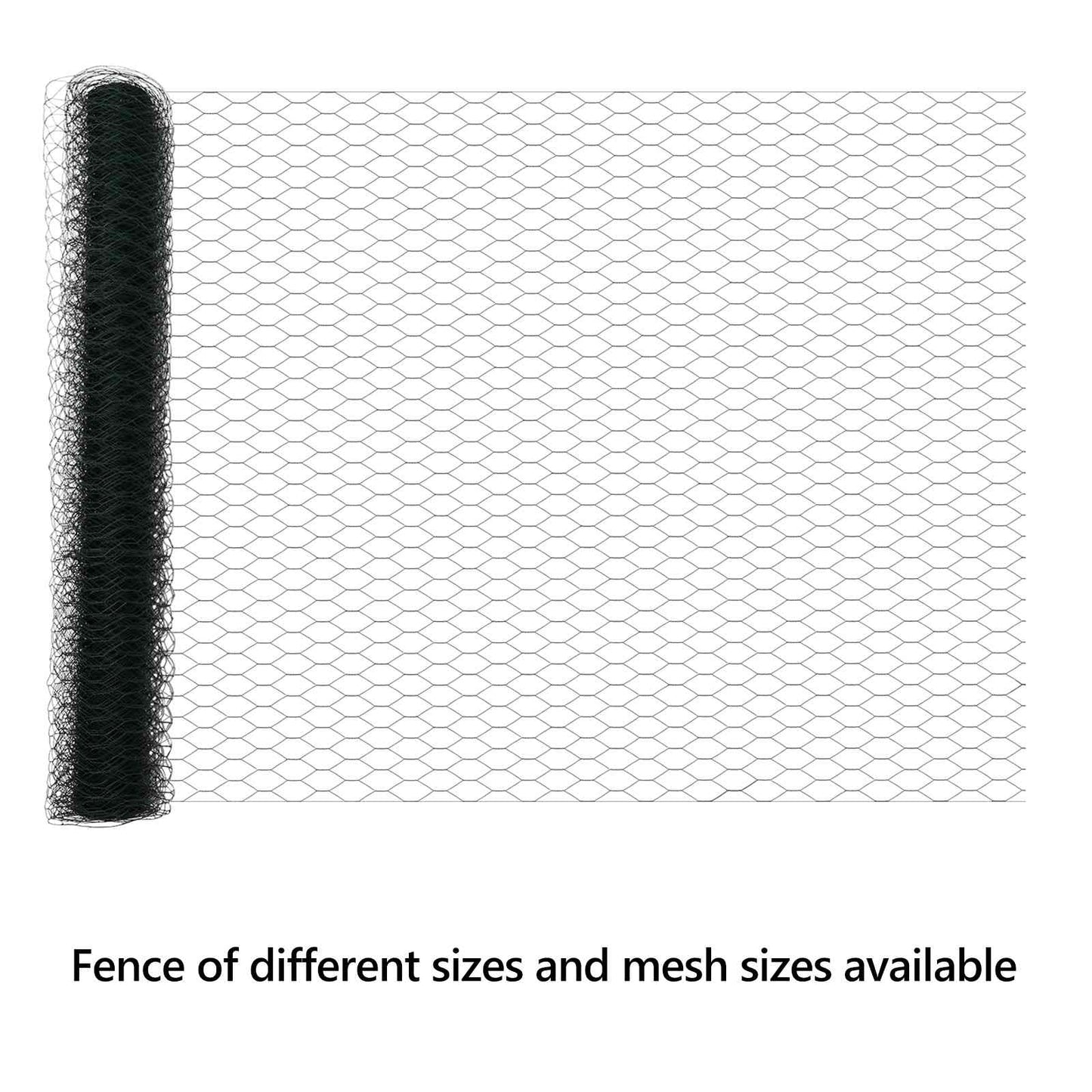 Hexagon Fence Green 1.2 x 10 m PVC