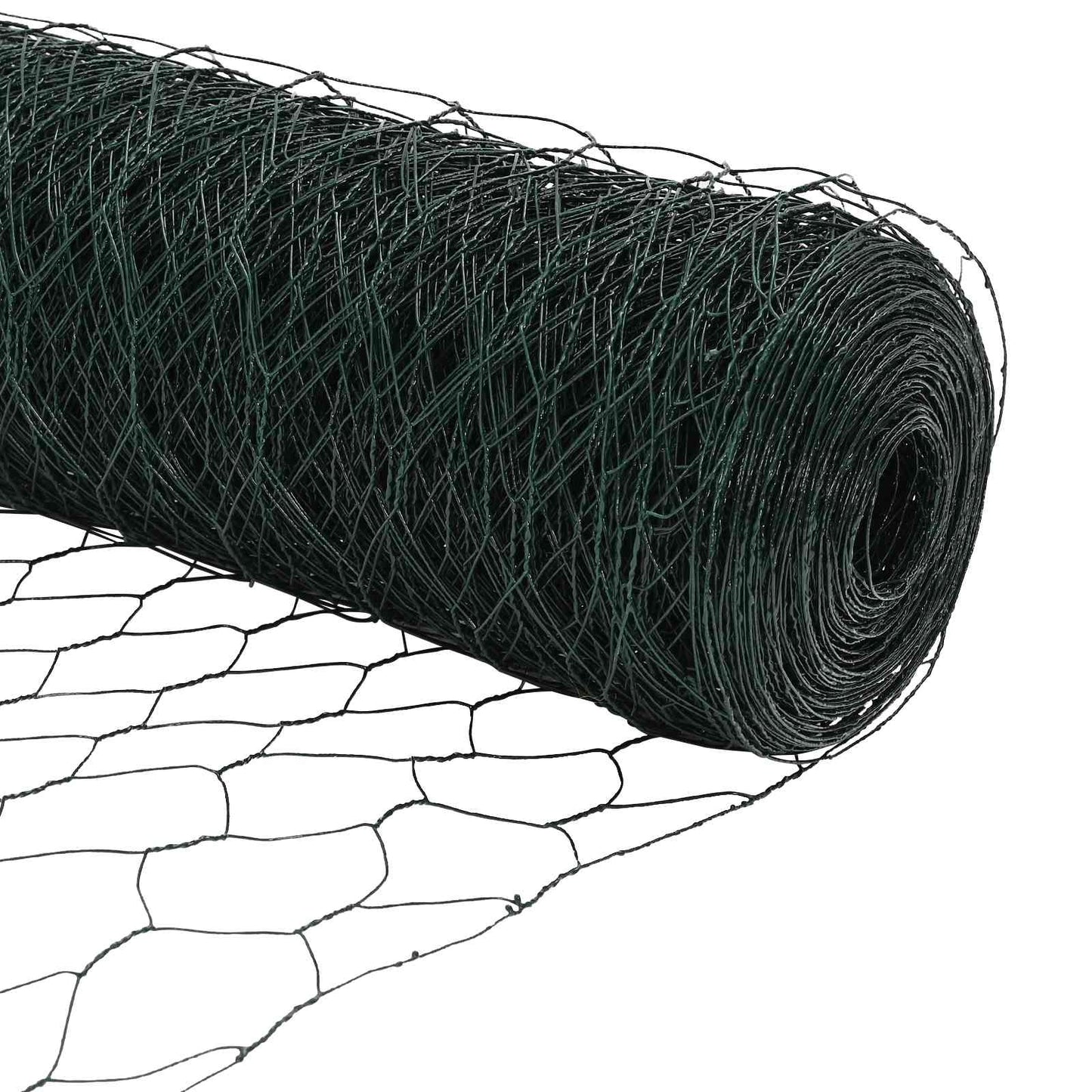 Hexagon Fence Green 1.4 x 10 m PVC