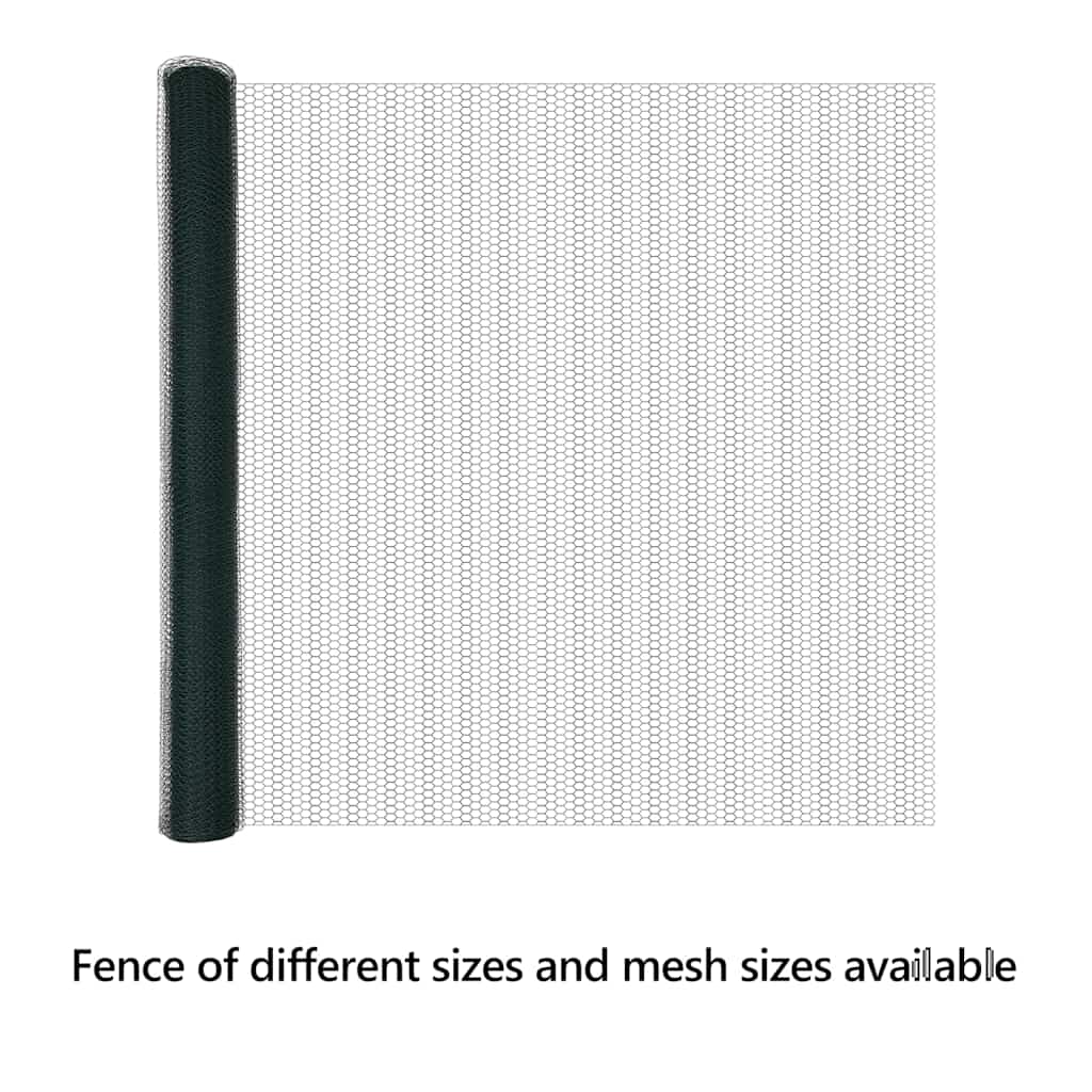 Hexagon Fence Green 1.6 x 10 m PVC