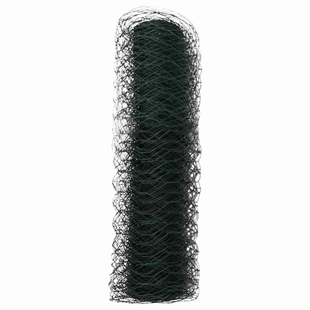 Hexagon Fence Green 0.4 x 25 m PVC