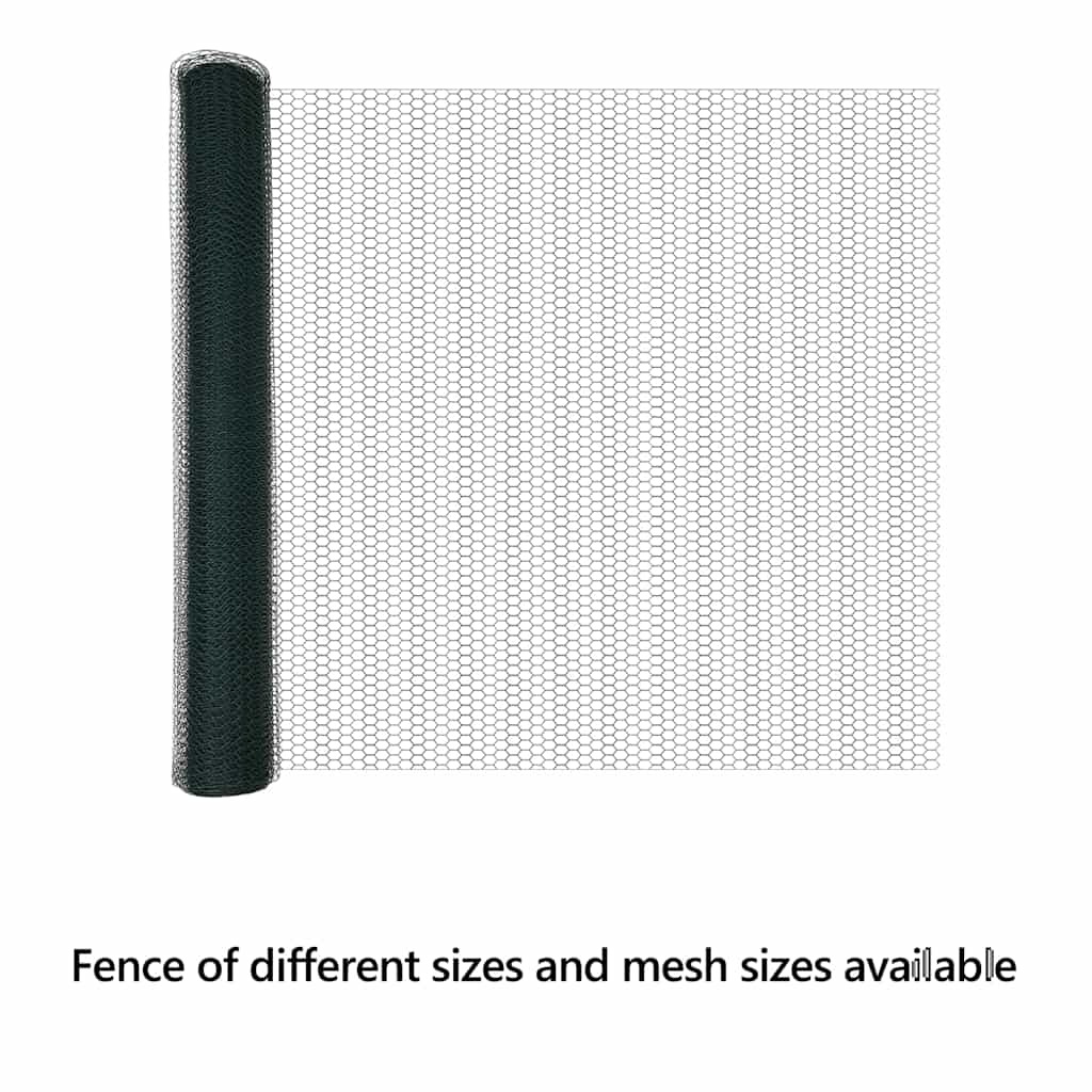 Hexagon Fence Green 1.4 x 25 m PVC