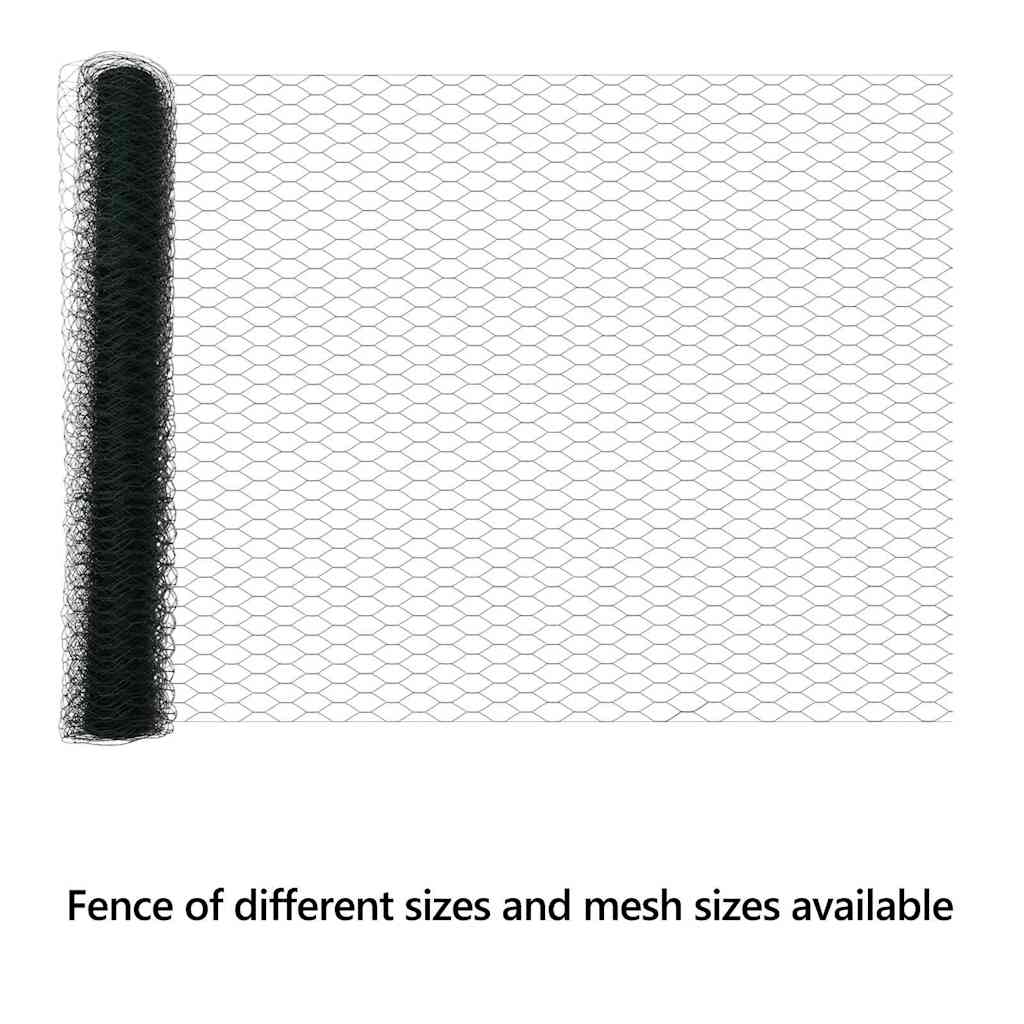 Hexagon Fence Green 1.4 x 25 m PVC