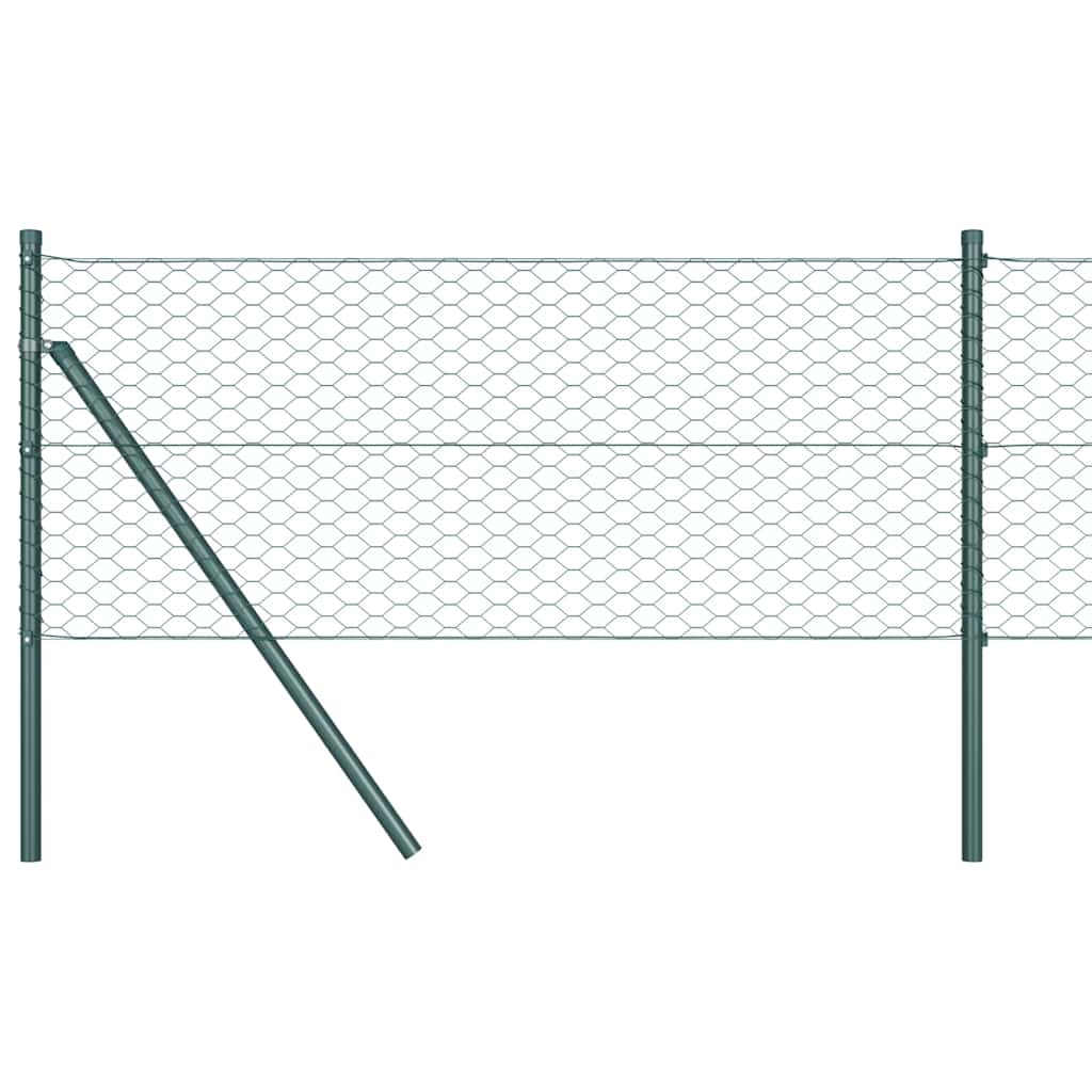 Hexagon Fence Green 0.4 x 50 m PVC