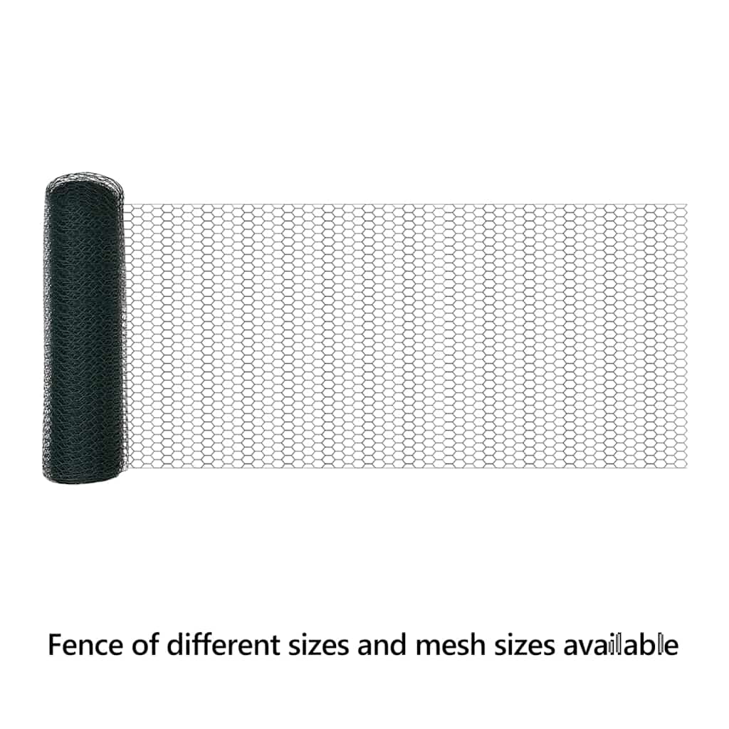 Hexagon Fence Green 0.6 x 50 m PVC