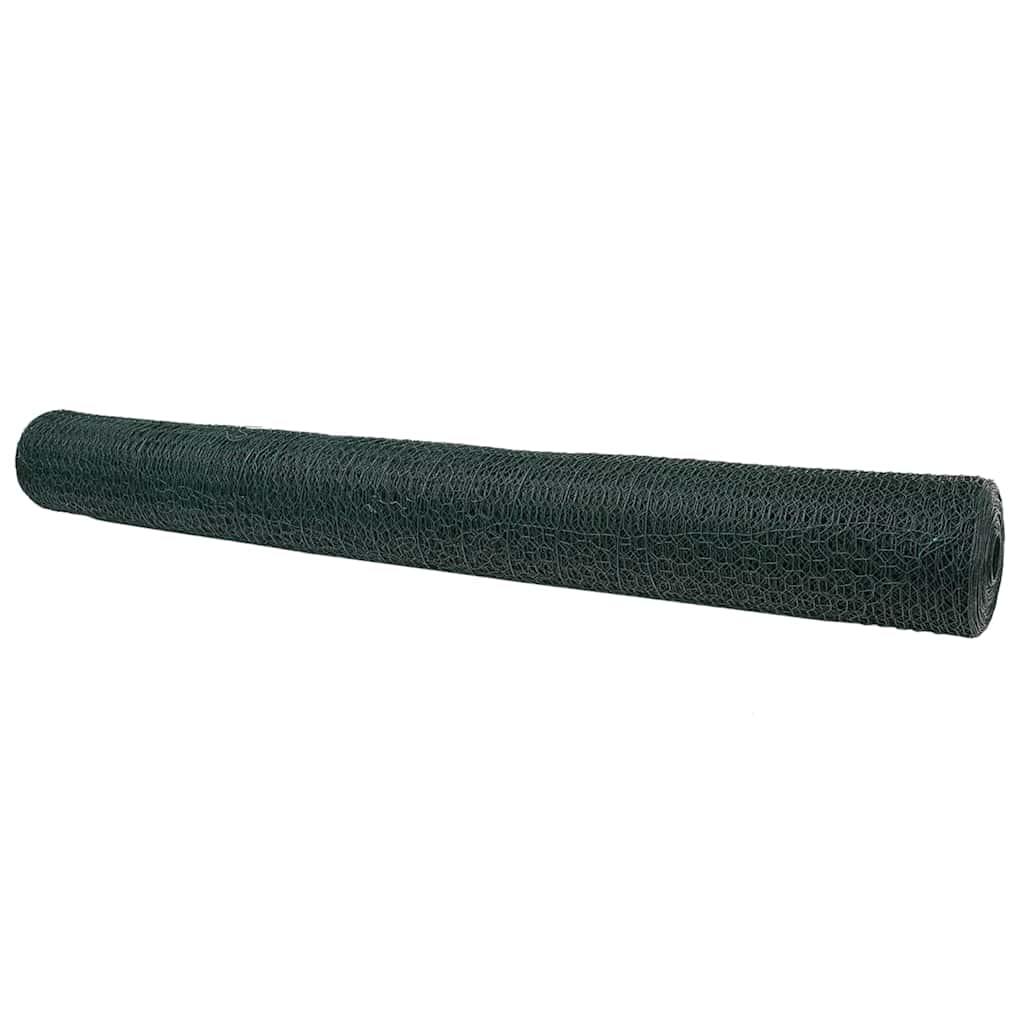 Hexagon Fence Green 1 x 50 m PVC