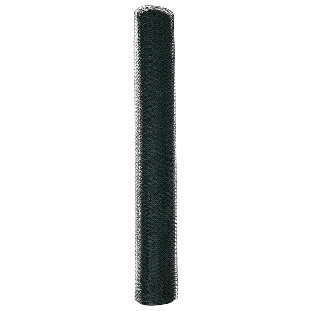 Hexagon Fence Green 1 x 50 m PVC